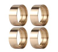 ZenithRide 94g en Laiton de 1,9 Pouce Rim de Roue Perle avec Anneau de Pince à contrepoids Interne Compatible avec 1 à 10 Voitures Crawler RC à l'échelle(4pcs)
