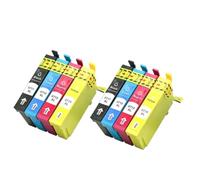 ZenithRide Cartouche d'encre T0711 T0713, Paquet de 4 avec D78 DX120 DX4000 DX4050 DX4400 DX4450 DX5000(4Color 2set)