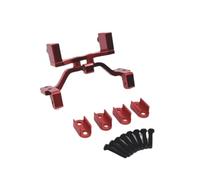 ZenithRide Composant de Fixation à Ressort de siège Fixe Servo de Mise à Niveau en métal Compatible avec la Voiture télécommandée 1/10 C74(Red)