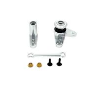 ZenithRide Composants de Direction de Voiture télécommandés en métal, Mise à Niveau adaptée pour 1/14 14207 14208(Silver)