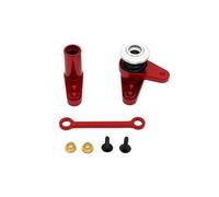 ZenithRide Composants de Direction de Voiture télécommandés en métal, Mise à Niveau adaptée pour 1/14 14207 14208(Red)