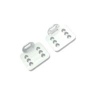 ZenithRide Composants de Fixation de Coque de Voiture en métal, 2 pièces, adaptés à la Voiture télécommandée 1 16 C74 C74 1 JA11(Silver)
