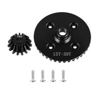 ZenithRide Ensemble d'équipements différentiels en Acier 40CR 15T 39T Sortie Gérantes Satellites compatibles avec des pièces de Mise à Niveau du châssis TT02 à échelle 1/10(Differential Gear)
