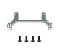 ZenithRide LD-P06 LD P06 Servo Mount Bracket pour la Mise à Niveau de la Voiture RC à l'échelle 1/12 Compatible avec des Accessoires de pièces d'essieu métalliques de Style unimog(Silver)
