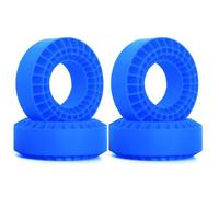 ZenithRide Pneus de Roue en Caoutchouc de 4pcs de 1,9 Pouce avec Mousse Insert Compatible avec des Voitures de Robot RC à 10 échelles telles Que TF2 Gen8 et des modèles similaires(Blue)