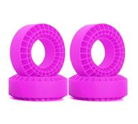 ZenithRide Pneus de Roue en Caoutchouc de 4pcs de 1,9 Pouce avec Mousse Insert Compatible avec des Voitures de Robot RC à 10 échelles telles Que TF2 Gen8 et des modèles similaires(Purple)