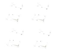 ZenithRide Support de boîtier de Protection Fixe pour servomoteur, 4 Paires, Compatible avec Avion RC FPV 6g 9g 17g 35g 36g(4pair for 6g 9g)