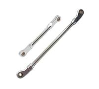 ZenithRide Tige de Servo de Direction de l'essieu Avant en métal, 2 pièces, Mise à Niveau, Compatible avec 104006 104010 104020 104026(Silver)