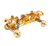 ZenithRide Transmission à Double Vitesse, Cadre entièrement métallique, télécommande, pièces de Voiture, Mise à Niveau Compatible avec FMS 1/24(Yellow)