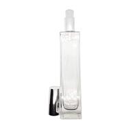 Zénitude Glassworks Flacon de parfum vide en verre Argenté 100 ml