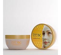 Zenix Masque Visage Argile Miel 350gr | Masque facial à l'argile | Soins du visage pour hommes & femmes - contre boutons, points noirs et impuretés | Masque de boue