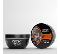 Zenix Men Face Mask Clay Coffeine 350 g | Masque pour le visage à l'argile | Cure du visage au chocolat rafraîchissant | Soin du visage pour homme - contre les boutons, les points noirs et les