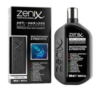 Zenix Shampooing Professionnel Anti-Perte de Cheveux - 11 Extraits de Plantes et Caféine - Stimule la Croissance des Cheveux - Nourrit et Hydrate - Pour Hommes et Femmes - 400 ml