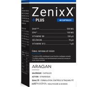 ZenixX PLUS Oméga 3 Acide Folique 60 Capsules