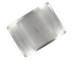 Zenker 1540350 Plaque de cuisson perforée en aluminium Gris 40 x 30 x 1,5 cm