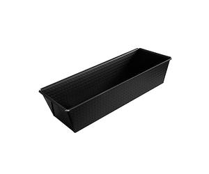 Zenker 3971 Moule à cake rectangulaire 25 cm, moule pain de mie, moule à gâteau, moule gateau rectangulaire, moule à pâtisserie, acier, noir, 25 x 11,5 x 7 cm