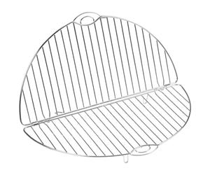 Zenker 42475 Présentoir à gâteau, volette à gâteau, grille de refroidissement pour gâteau, accessoire de pâtisserie, Acier inoxydable, Argent, 32 cm