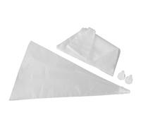 Lot de 20 poches à douille jetables et 3 embouts plastique réutilisables Zenker Smart Pastry ref 42785 Transparent