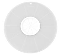 Zenker 43413 Couvercle anti projections, couvercle anti éclaboussure, couvercle, ustensile de cuisine, Plastique, 30 cm, Transparent/Blanc