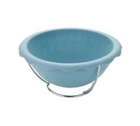 Zenker 43937 Moule demi sphère pour ballon de foot, moule à gâteau demi sphère, moule robe de princesse, Silicone, Bleu, 18 x 9 cm