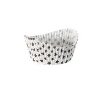 Zenker 43951 Lot de 50 moules à muffins en papier motif étoile noire, moule à muffin, moules à gâteaux papier, caissette muffins papier, moule muffin, Papier, 6,5 x 5,4 x 3,5 cm