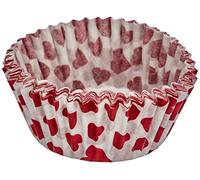 Zenker 43959 Lot de 50 moules en Papier Blanc/Rouge
