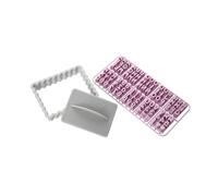 Zenker 44827 Emporte-pièce avec des Lettres, Plastique Multicolore 44827