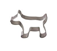 Zenker 44859 Emporte-pièce loup en inox, emporte-pièce à sablé, emporte-pièce animal, Acier inoxydable, Argent, 7 x 5,3 cm, Chien
