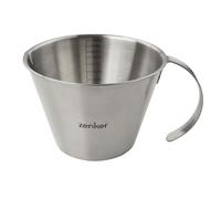 Zenker Verre doseur 44993 – 1 L, gradué de pâtisserie, acier inoxydable argent 20×15×10 cm