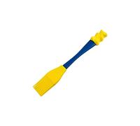 Zenker 46531 Pinceau cuisine, pinceau pâtisserie silicone, pinceau patisserie professionnel, pinceau à huile, pinceau cuisine silicone, Plastique, Silicone, Bleu, Jaune, 19,8 x 2,8 cm