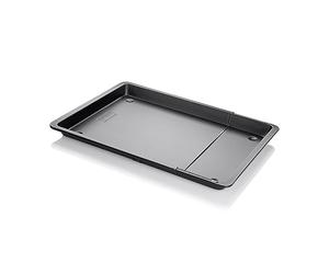 Zenker 6540 Plaque de cuisson extensible, plat four, plat a four, plaque cuisson four, plaque pizza four, plaque de four extensible, plaque four, Acier, 37 à 52 x 33 x 3 cm