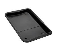 Zenker 6588 Plaque de cuisson extensible noire en tôle d'acier 35-52 x 33 x 3 cm