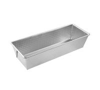 Zenker 6814 Moule à cake en acier étamé, Moule à gâteau rectangle en fer blanc, Argenté, Acier étamé, 30cm