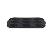 Zenker 685538 Moule à madeleines en fibre de verre, moule pour 9 madeleines, moule à madeleines, Silicone fibre de verre, Nylon, Gris, 28 x 18 x 2 cm
