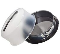 Zenker 7020 Deluxe Moule à Charnière avec Fond Plat Émail Noir Métallique Diamètre 27 cm
