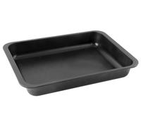 Zenker 7283 Plat à Four XXL, Grand Plat à gratin, Plat à lasagnes, Plat pour Poulet rôti, Plat à Four, Plat à rôtir, Plat à Four Rectangle, Anti-adhésif, Acier, Noir, 40 x 29 cm x 6 cm
