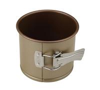 Zenker 7310 Petit Moule à Panettone et Pain Complet - Bords Hauts, Charnière, Antiadhésif - Acier, Céramique, Doré - 12 x 10 cm - Fabriqué en Allemagne, Garanti 10 Ans