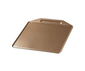 Zenker 7362 Plaque à pâtisserie, Plaque à four, Plaque de cuisson, Doré, Acier inoxydable, 36x33x2cm