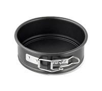 Zenker 7680 Mini moule à manqué, mini moule rond, moule à gâteau, moule à manqué, Acier inoxydable, Noir, 12 x 12 x 4 cm