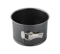 Zenker 7681Moule à panettone, moule rond, moule pour gâteau panettone, moule à charnière, moule gateau 19 cm rond, Acier inoxydable, Noir, 19 x 18,7 x 11,9 cm