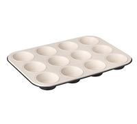 Zenker 7820 Noir Moule à Muffins, Acier, Anthracite/crème, 38,5 x 26,5 x 3 cm