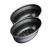 Ensemble de 2 Moules à pain ovale 26 x 16 cm Zenker Black Metallic Zenker