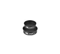 Zenker 9916550 Lot de 2 mini moules à manqué, moule 16 cm et moule 18 cm, mini moule rond, moule à manqué à charnière, moule à gâteau, Acier inoxydable, Noir, 16 cm et 18 cm