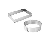 Zenker – Cercle à pâtisserie réglable Smart Pastry – Acier inoxydable, 15–30 cm