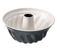 Zenker Kugelhopf Moule à crème noire Ø 22 cm en acier inoxydable Gris/beige 22 x 22 x 11,5 cm