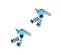 Zenker Lot de 2 Mini moulins râpes à Chocolat INOX avec réservoir 13,5 cm