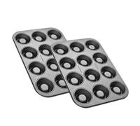 Zenker Lot de 2 moules à mini savarins 12 empreintes