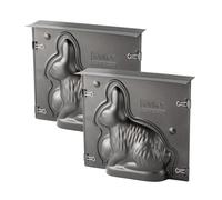 Zenker Lot de 2 moules lapin de Pâques 3D antiadhésifs 21,5 cm