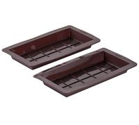 Zenker Lot de 2 Moules Tablette Chocolat Dubaï en Silicone