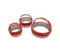 Zenker Lot de 3 Emporte-Pièces Ronds en Inox